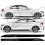 BMW 2 Series F22-F23 M sport Side Stripes Stickers (Produto compatível)