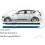 BMW 1 Series F20 M sport Side Stripes Adhesivo (Producto compatible)