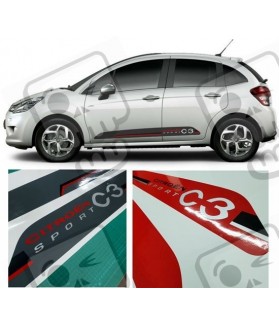 Citroen C3 Sport Side Stripes Adhesivo