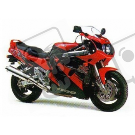 SUZUKI GSX-R 1100 YEAR 1993 BLACK GREY DECALS