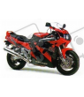 SUZUKI GSX-R 1100 YEAR 1993 BLACK GREY DECALS