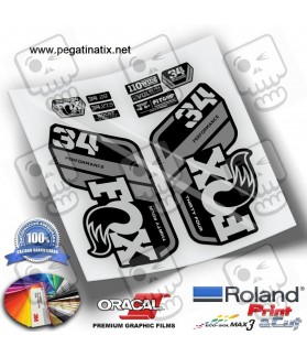 DECALS FOX 34 PERFORMANCE 2021 WP322 (Compatible Product)