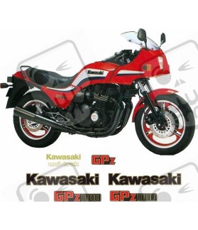 KAWASAKI GPZ 1100 1983-1984 STICKERS (Compatible Product)