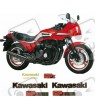 KAWASAKI GPZ 1100 1983-1984 STICKERS