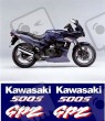 KAWASAKI GPZ-500S YEAR 1996 DECALS
