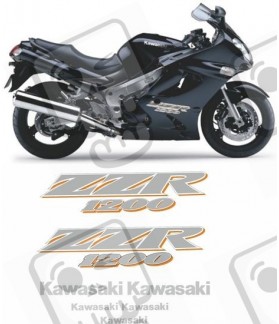 Kawasaki ZZR 1200 ZZ-R YEAR 2004 AUTOCOLLANT (Produit compatible)