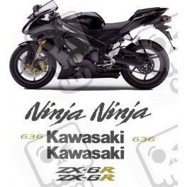 ADHESIVOS KIT KAWASAKI ZX-10R Ninja YEAR 2005-2006