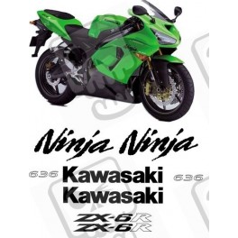 ADHESIVOS KIT KAWASAKI ZX-10R Ninja YEAR 2005-2006