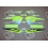 YAMAHA YZF R6 YEAR 2003-2005 NEON YELLOW ADHESIVOS (Producto compatible)