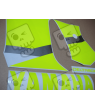 YAMAHA YZF R6 YAMAHA YEAR 1999-2002 NEON YELLOW ADESIVOS