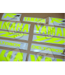 YAMAHA YZF R1 YEAR 1998-2001 NEON YELLOW DECALS