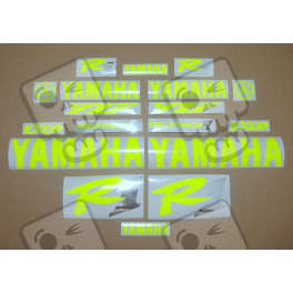 YAMAHA YZF R1 YEAR 1998-2001 NEON YELLOW ADESIVI