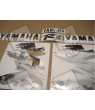 YAMAHA YZF-R1 YEAR 1998 CHROME SILVER AUFKLEBER