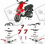 AUFKLEBER Gilera Runner 50 YEAR 2005 (Kompatibles Produkt)