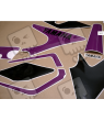 AUTOCOLLANT YAMAHA YZF-750R YEAR 1993 GRAY/BLACK/PURPLE