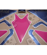 AUFKLEBER YAMAHA YZF 750R YEAR 1993 WHITE/PINK/BLUE