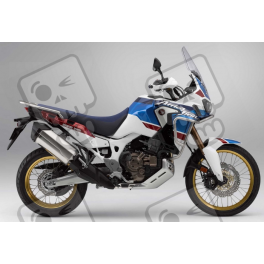 HONDA AFRICA TWIN YEAR 2018 WHITE/BLUE/RED AUTOCOLLANT