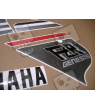 Yamaha FZR 1000 YEAR 1989 SILVER GREY ADESIVOS