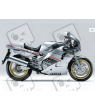 Yamaha FZR 1000 YEAR 1989 SILVER GREY ADESIVOS
