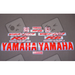 YAMAHA YZF-R6 YEAR 2009-2009 RED FLUOR