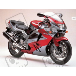 Kawasaki ZX-9R YEAR 1995 RED/SILVER/BLACK ADESIVI