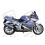 HONDA VFR 750 YEAR 1993 GREY/BLACK STICKERS (Prodotto compatibile)