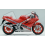 HONDA HONDA VFR 750 YEAR 1993 RED/SILVER STICKERS (Prodotto compatibile)
