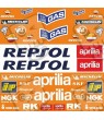 Aprilia Repsol Sponsor MotoGP Decals Stickers