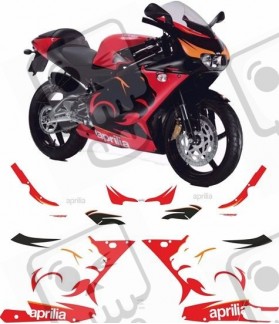 Stickers Aprilia RS125 YEAR 1999 - 2005 (Compatible Product)