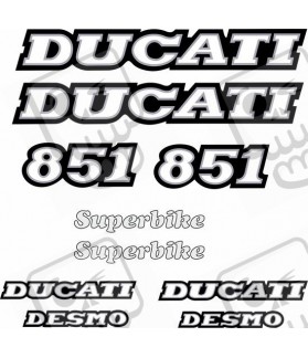 DUCATI 851 YEAR 1989 - 1990 AUTOCOLLANT (Produit compatible)