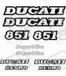 DUCATI 851 YEAR 1989 - 1990 AUFKLEBER