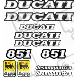 DUCATI 851 YEAR 1991 - 1992 ADHESIVOS