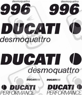 Ducati 996 desmoquattro AUTOCOLLANT (Produit compatible)