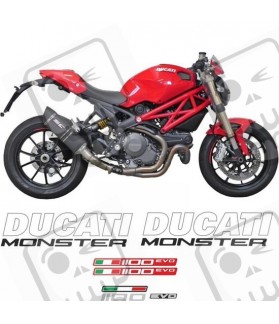 Ducati Monster 1100 Evo YEAR 2011 - 2013 ADESIVI (Prodotto compatibile)
