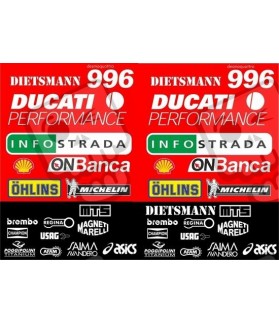 Ducati 996 / 916 / 998 Foggy WSB DECALS (Compatible Product)