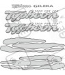 ADESIVI Gilera Typhoon