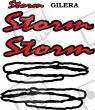 AUTOCOLLANT GILERA Storm