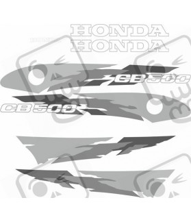 AUTOCOLLANT SET HONDA CB 500 YEAR 1996-1997 (Produit compatible)