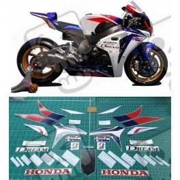 AUFKLEBER HONDA CBR 1000RR SBK 8 Hours Suzuka race