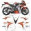 ADHESIVOS HONDA CBR 1000RR YEAR 2010 FIREBLADE (Producto compatible)