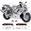 ADHESIVOS HONDA CBR 600F 2001 - 2003 (Producto compatible)