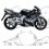 AUFKLEBER HONDA NSR 125R 2001 - 2002 (Kompatibles Produkt)