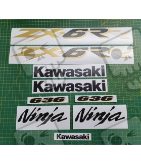 Kawasaki ZX-6RR 636 YEAR 2003-2004 STICKERS