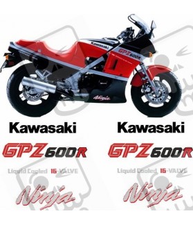 KAWASAKI GPZ-600R NINJA AUFKLEBER