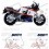 KAWASAKI GPZ-600R NINJA YEAR 1985 AUFKLEBER (Kompatibles Produkt)