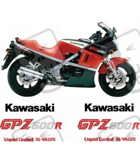 KAWASAKI GPZ 600R YEAR 1986 AUFKLEBER