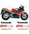 KAWASAKI GPZ 600R YEAR 1986 AUFKLEBER