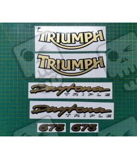 TRIUMPH Daytona 675 YEAR 2005-2006 ADESIVI (Prodotto compatibile)