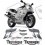 TRIUMPH TT 600 YEAR 2000-2003 ADESIVI (Prodotto compatibile)
