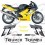 TRIUMPH TT 600 YEAR 2000-2003 ADESIVI (Prodotto compatibile)